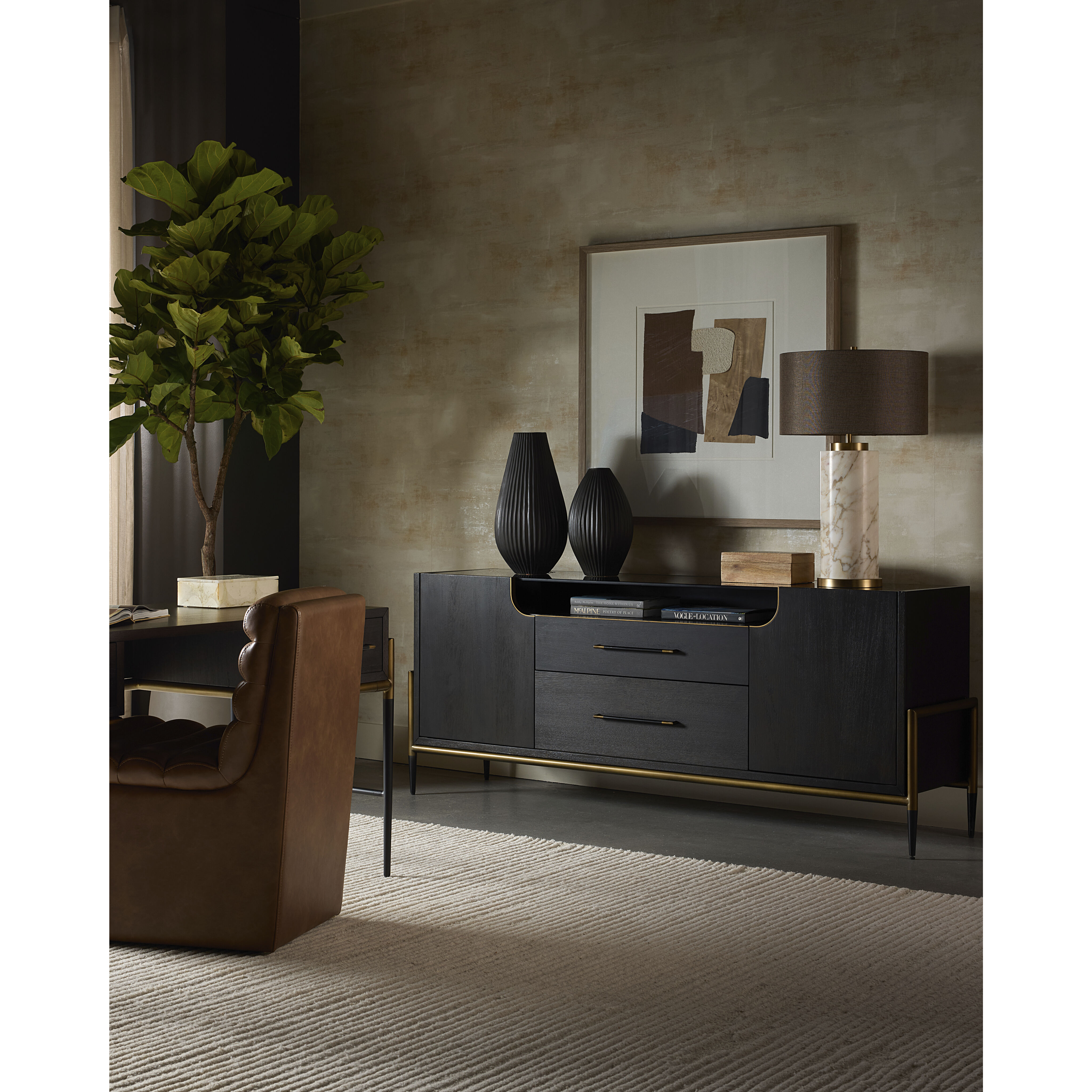 Weldrick 76 X 19 inch Espresso Sideboard